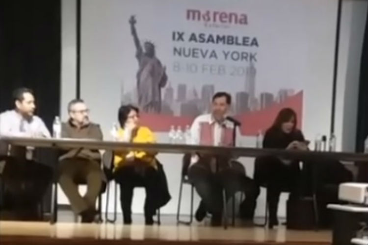El legislador Gerardo Fernández Noroña insistió que los migrantes deben exigir a EU tanto como exigen a los consulados de México