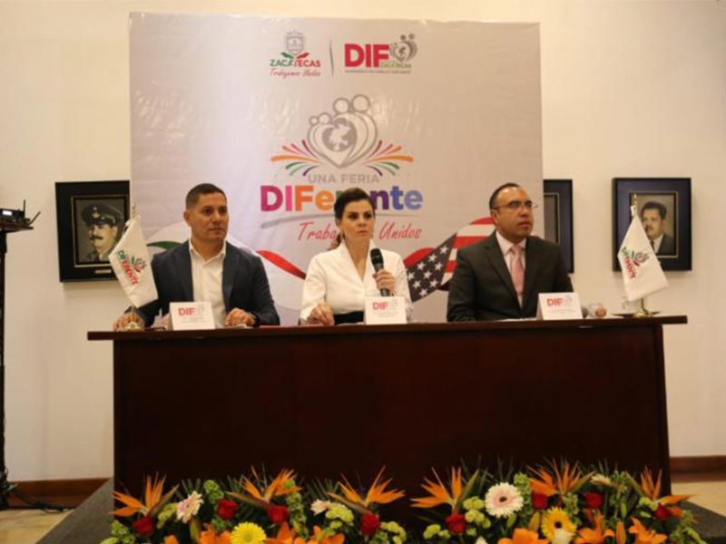Las Ferias DIFerentes se realizan a través del Sistema Estatal para el Desarrollo Integral de la Familia (SEDIF) y la Secretaría del Zacatecano Migrante
