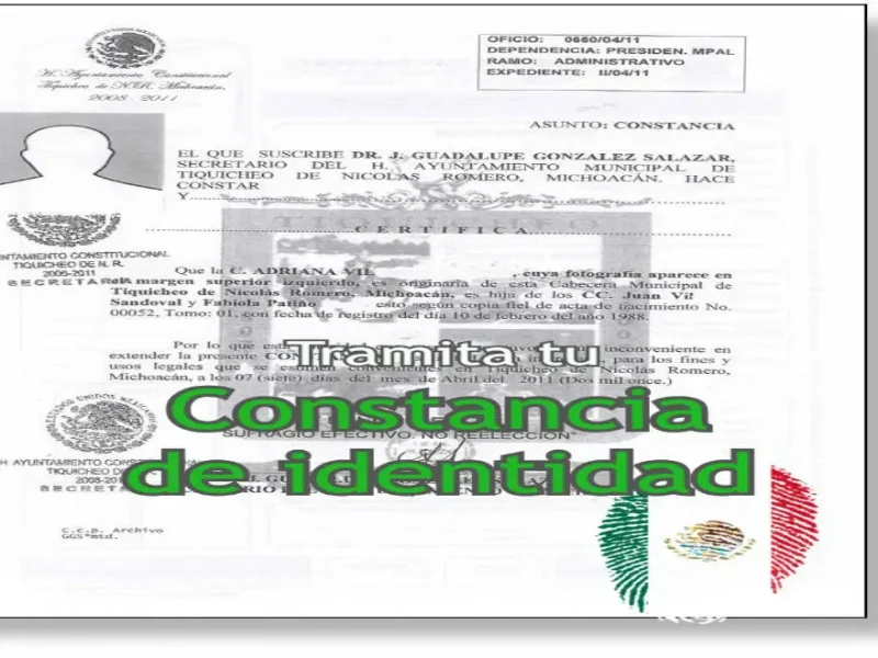 ¿No tienes una identificación oficial? Te decimos cómo tramitar una constancia de identidad