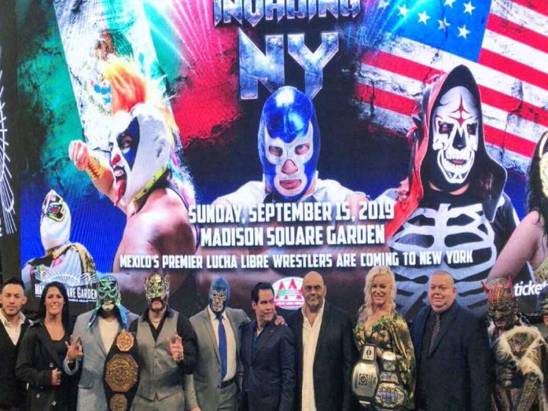Por primera vez, de mano de una empresa Mexicana, la Lucha Libre se presentará en el Madison Square Garden, en Nueva York