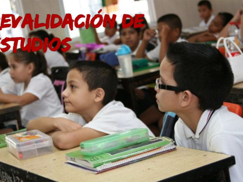 Inscribe o revalida los estudios de tus hijos en la primaria y secundaria