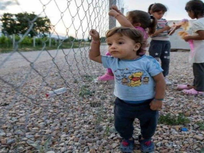 Niños migrantes vulnerables