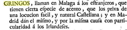 El verdadero origen de la palabra "gringo" no viene del "Green go!" y no es de México