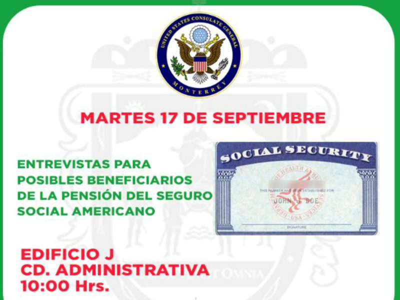 Autoridades consulares ayudarán a zacatecanos a cobrar su pensión americana