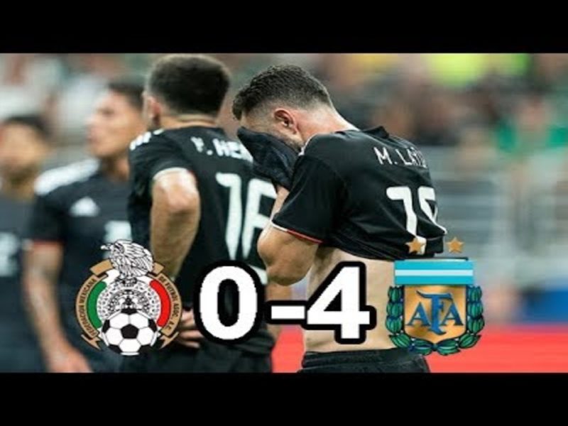 Tras victoria contra E.U. Selección Mexicana cae ante Argentina