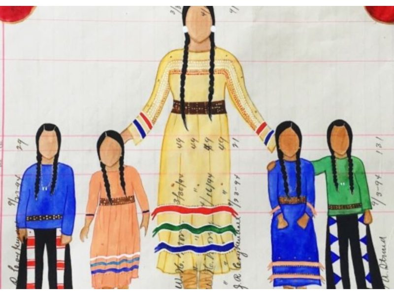 El Proyecto de las Tías, un grupo multigeneracional de mujeres indígenas nativas de EE.UU., en Oklahoma, ofrecen asistencia a niños necesitados en comunidades del país. Foto: Theauntieproject.com