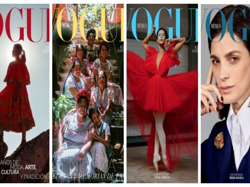 Para celebra su aniversario, Vogue quieso celebrar a lo grande y seis de sus portadas se inspiraron en mujeres que han puesto el nombre de México