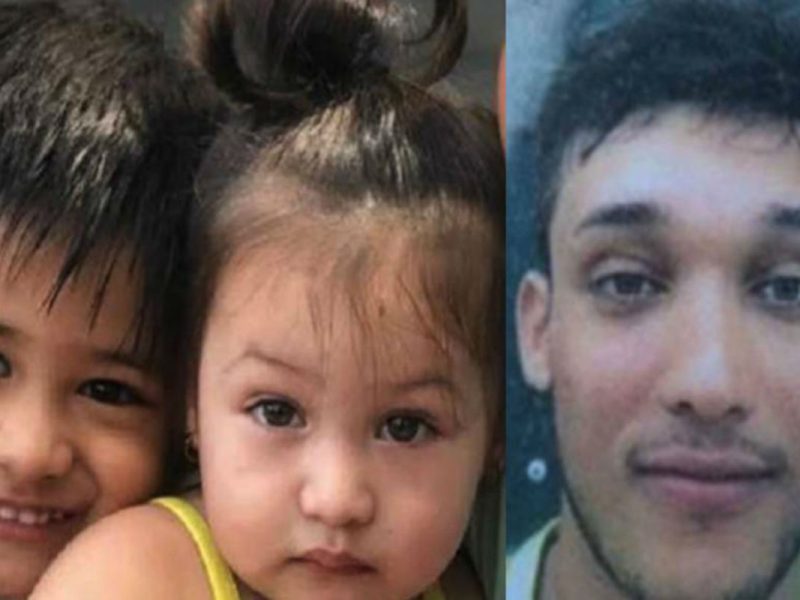 Este lunes alrededor de la 1 de la madrugada los niños fueton raptados a punta de cuchillo por el Armando Portilla, que los obligó a subirse a su auto