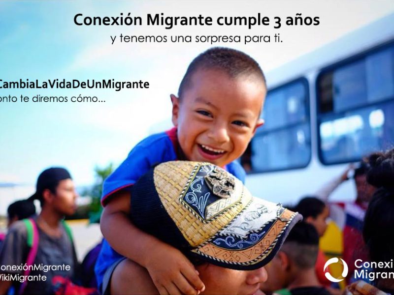 Sé Amigo de Conexión Migrante, funda con nosotros el primer Wiki Migrante de la historia.
