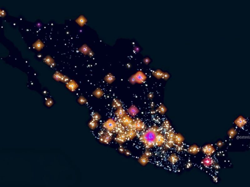 El mapa con todas las taquerías se llama Taco Universe