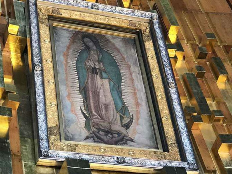 La Virgen de Guadalupe en la nueva Basílica. Foto: David Ramos / ACI Prensa