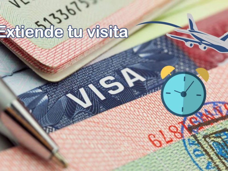 Los procesos para solicitar una extensión de estadía varían dependiendo de cómo entraste