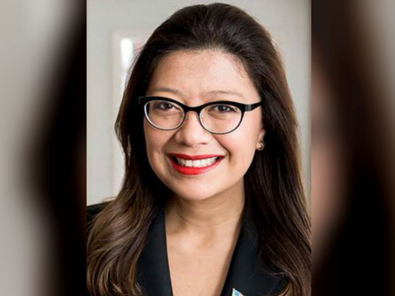 Karina Villa recibir al Migrante Michoacano 2019