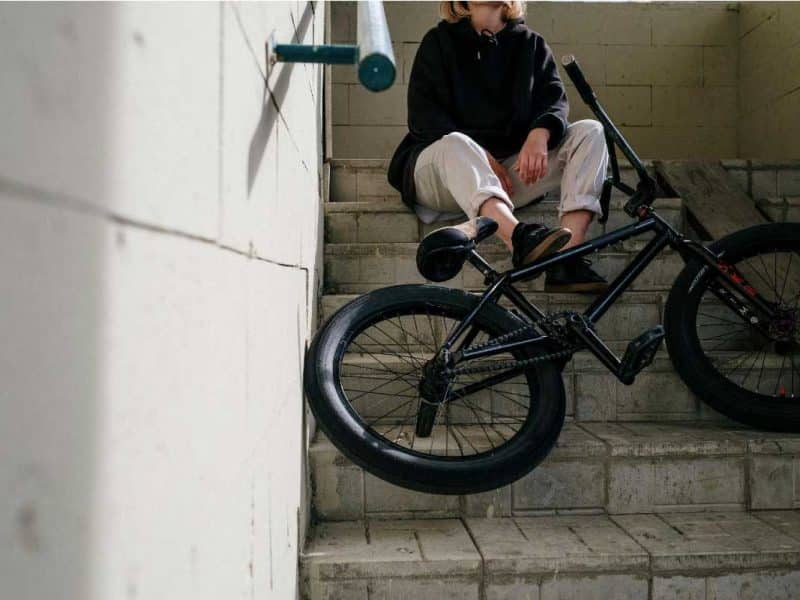 accidente en bicicleta