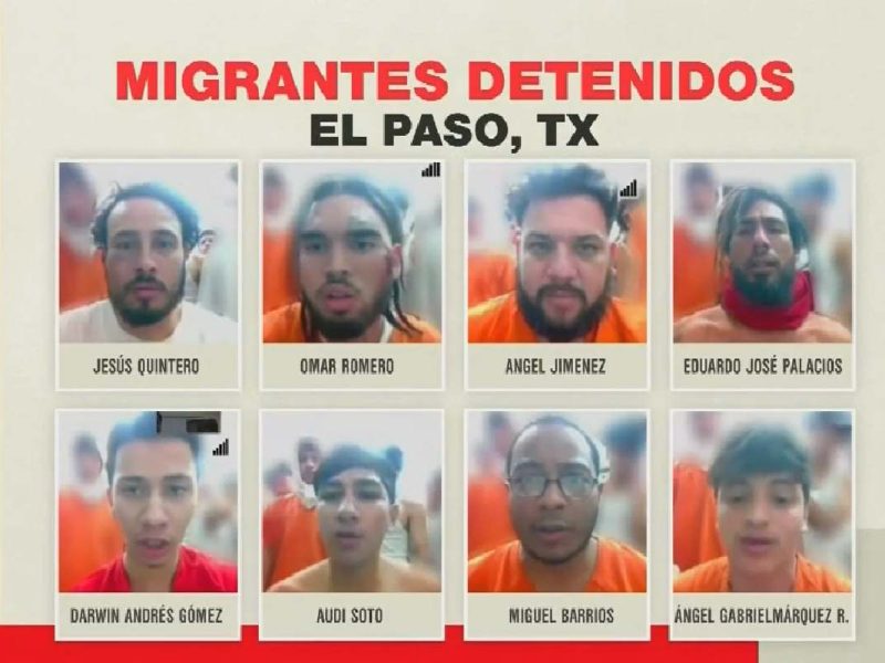 Un grupo de 8 migrantes venezolanos denuncian maltratos diarios en un centro de detención en El Paso