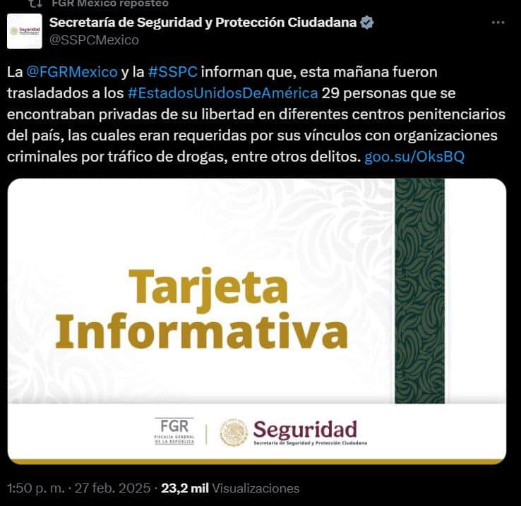 
México extradita a Caro Quintero 
narcotraficantes extraditados a estados unidos 
