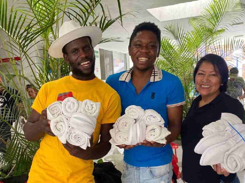 Aldea Arcoíris brindó 6 mil 570 noches de alojamiento a personas en situación de movilidad.