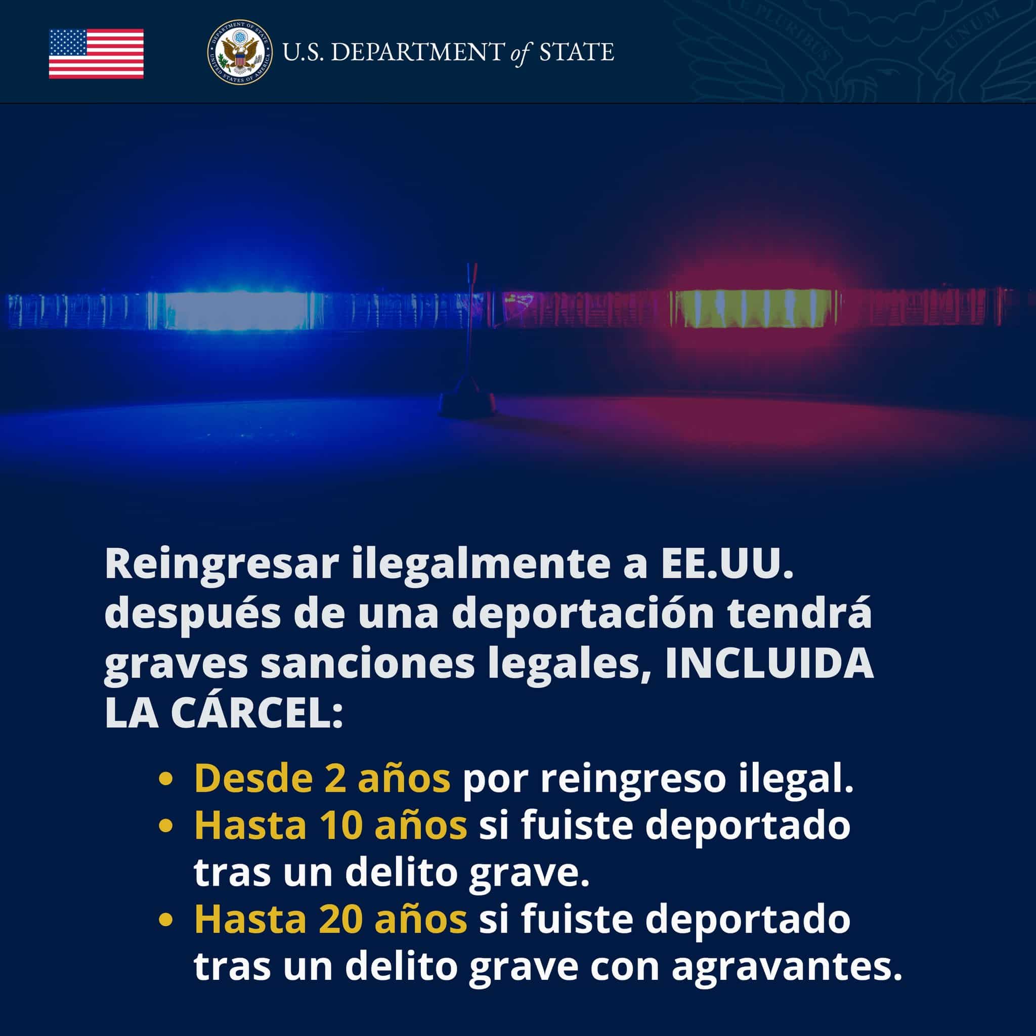 Qué pasa si me deportan y vuelvo a entrar a Estados Unidos