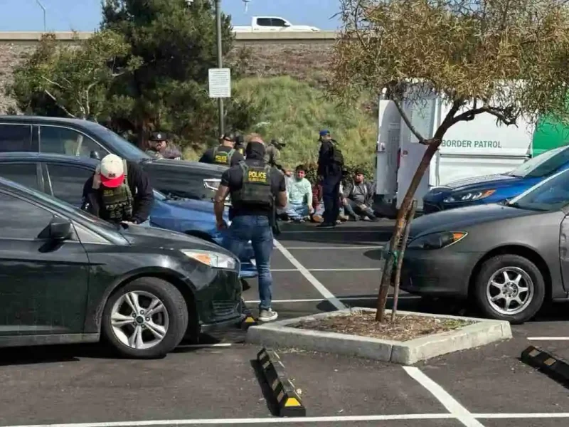 operativo de la migra en Pomona