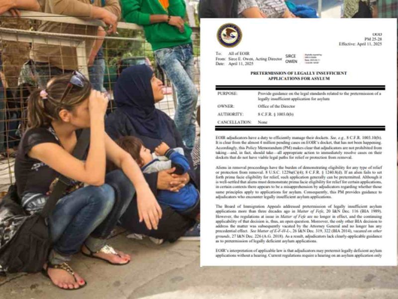 Trump autoriza a jueces de inmigración a omitir solicitudes de asilo sin audiencia