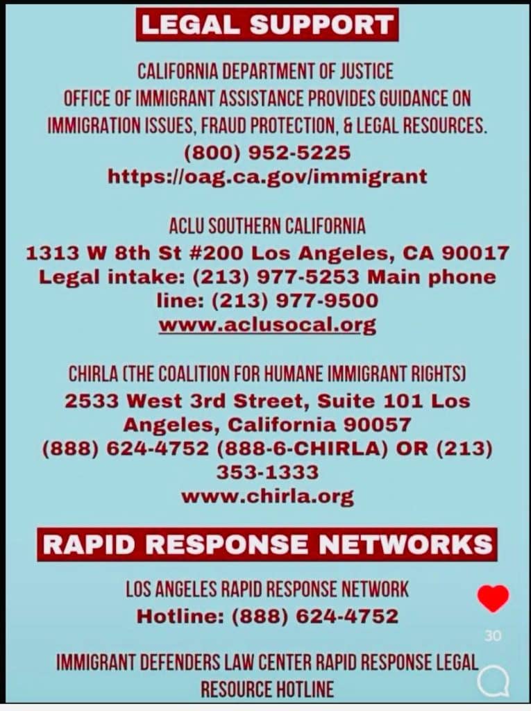 ayudan a los detenidos en California