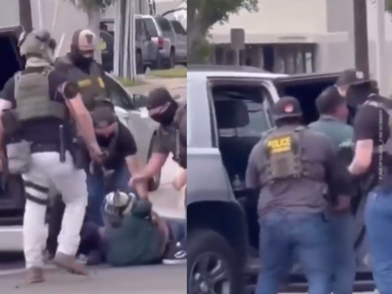 ICE somete y golpea a un inmigrante en California