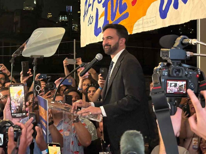 Zohran Mamdani se llevó el 50.4% de los sufragios en la ciudad de Nueva York, según proyecciones de AP | Foto: X de Zohran Mamdani