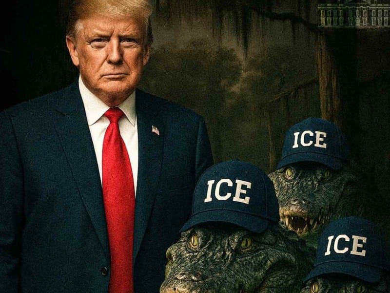 Frenan construcción de Alligator Alcatraz | Foto: White House X