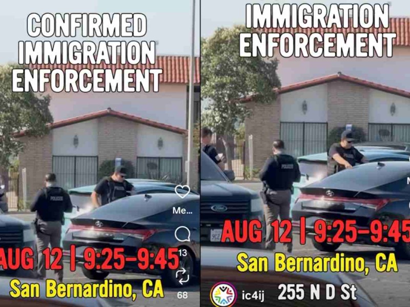 Redada de ICE en el Consulado Mexicano en San Bernardino deja a 5 detenidos l Foto: Captura de pantalla