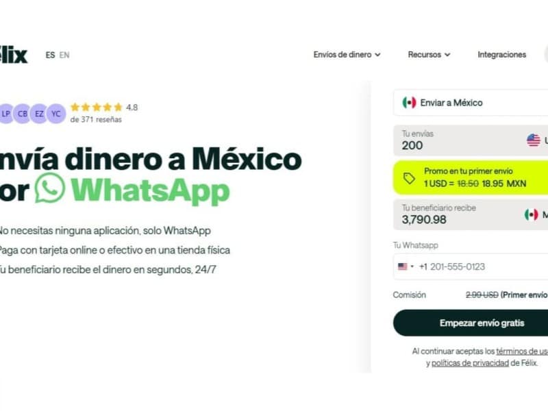 Más de 1 millón de usuarios ya mandan dinero con Félix Pago en segundos | Foto: Especial