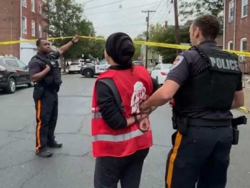 Activistas se manifestaron contra redada migraoria en Trenton, Nueva Jersey | Foto: Hispanos En Los Esclavos Unidos Facebook
