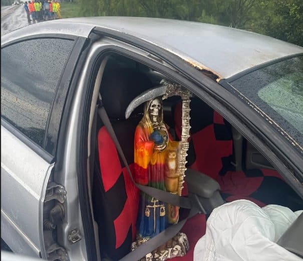 Migrantes viajaban con la Santa Muerte y la Patrulla Fronteriza los detuvo