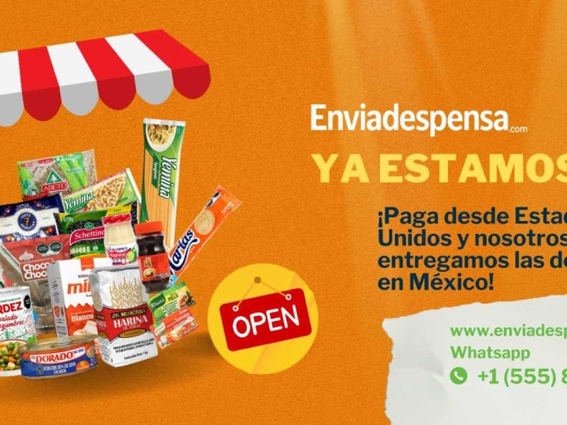 Despensas desde EE.UU. a todo México