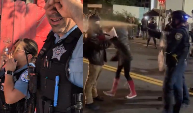 ICE aumenta el uso de gas lacrimógeno durante protestas en USA