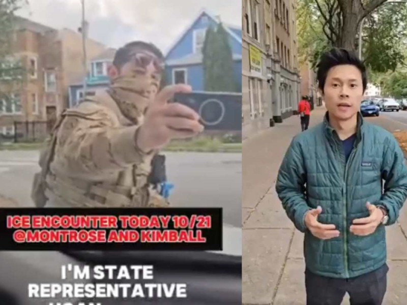 | Captura de pantalla de vídeos de redes sociales del representante estatal