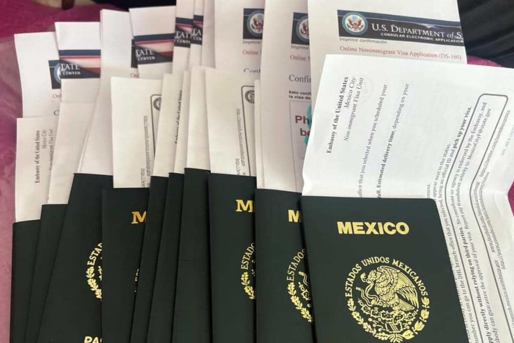 El programa Michoacanos Unidos INC gestionó la visa de Lidia en febrero de 2025, pero la entrega de documentos y el boleto de avión se retrasaron por varios meses | Foto: Michoacanos Unidos INC Facebook