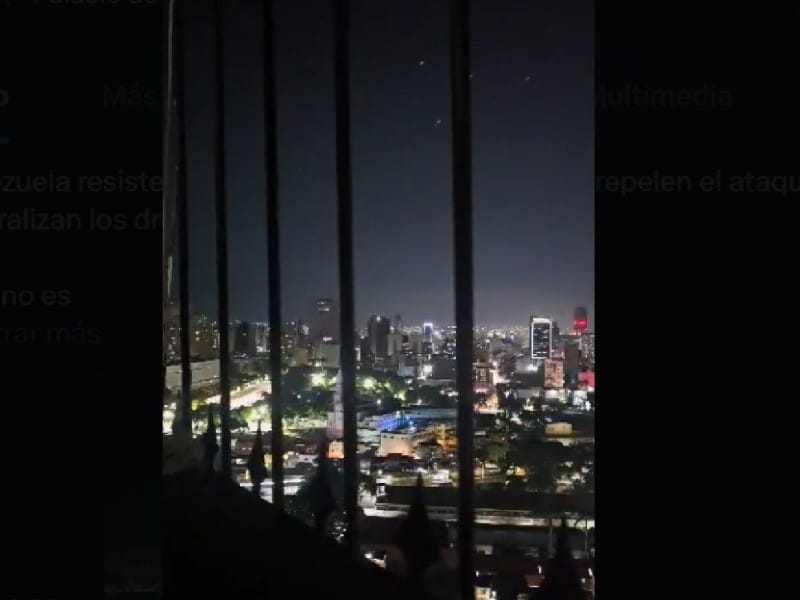 Medios confirman disparos cerca del Palacio de Miraflores | Foto: Captura de pantalla