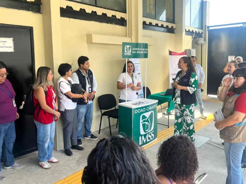 Abren módulo de información del IMSS en Comar Tapachula | Foto: comar fb