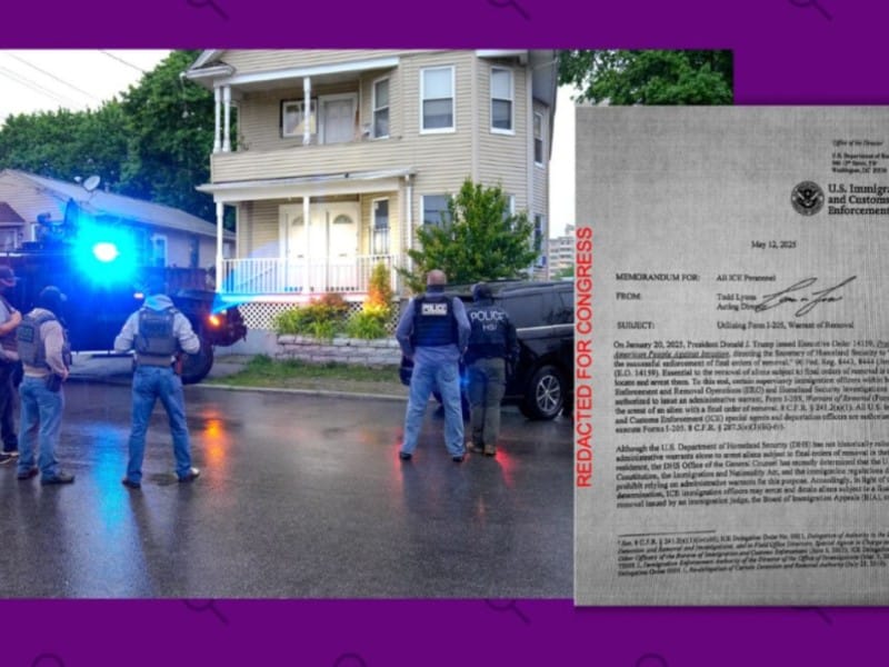 ICE puede entrar a la fuerza a las casas