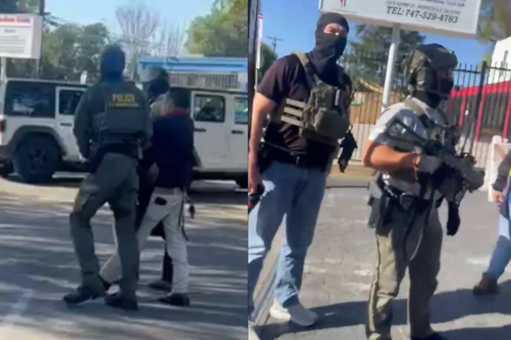 Migra entró en una iglesia