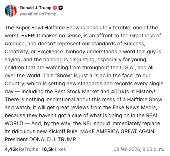 Bad Bunny en el Super Bowl