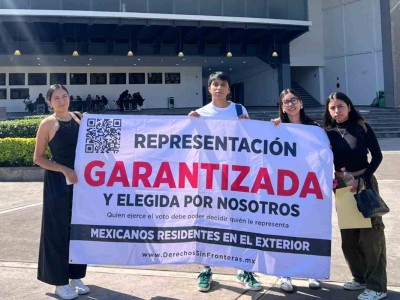 Migrantes mexicanos exigen representación política