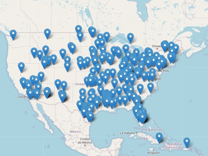 Cárceles donde detienen a los migrantes