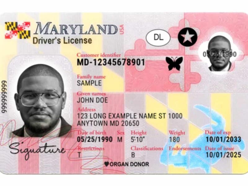 requisitos para licencia de conducir en maryland