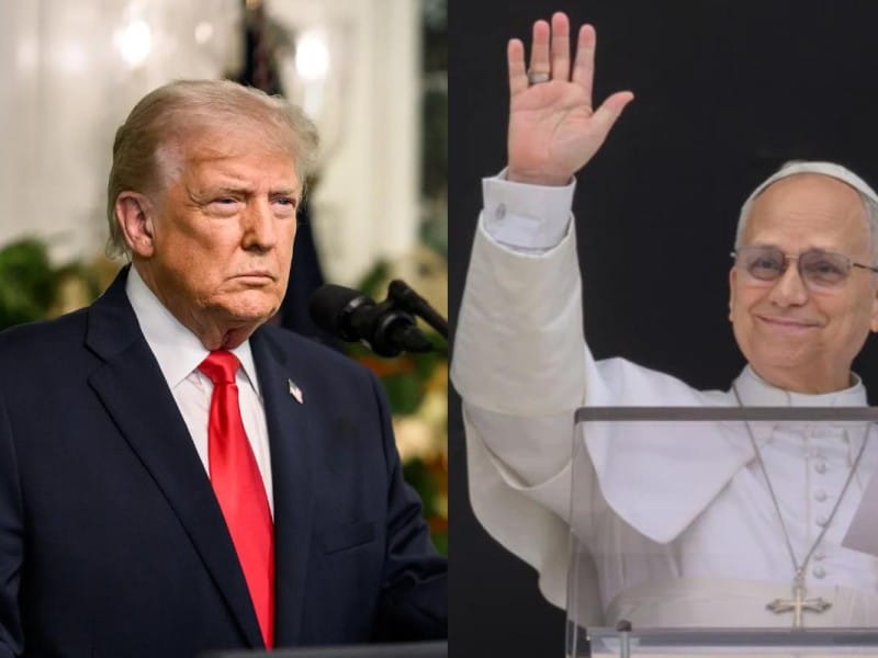 pelea de Trump con el Papa León