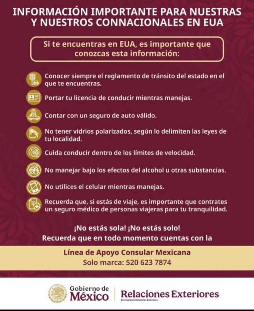 manejar en Estados Unidos