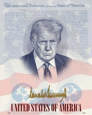 Trump aparecerá en el pasaporte americano