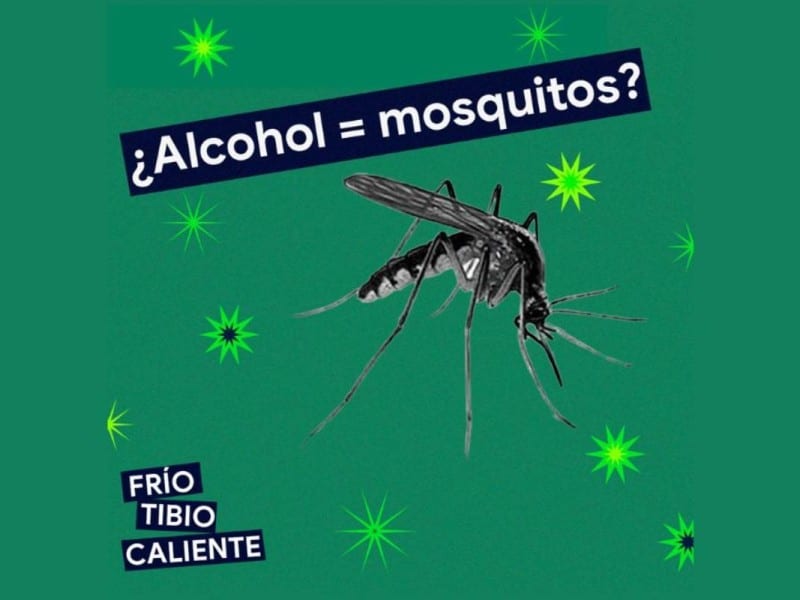 Pueden picar más los mosquitos cuando tomas