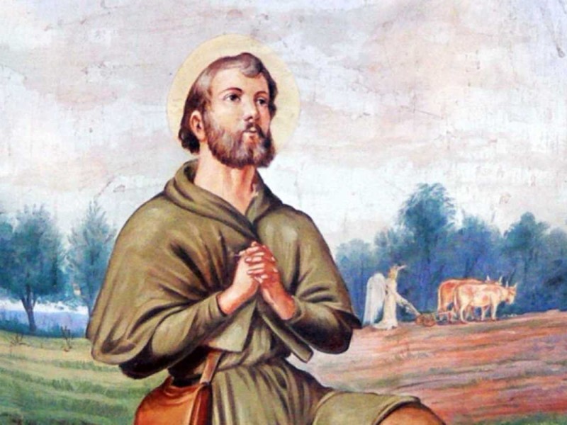 Oración a San Isidro Labrador Wikiedia commons