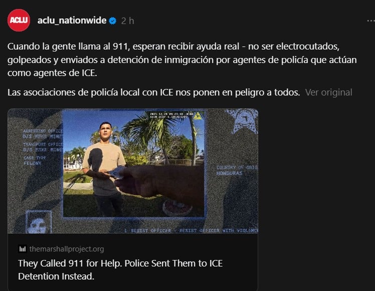 detenido después de llamar al 911